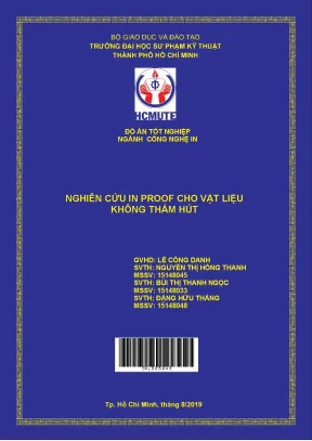 Đồ án hcmute nghiên cứu in proof cho vật liệu không thấm hút