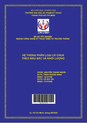 Đồ án hcmute hệ thống phân loại cà chua theo màu sắc và khối lượng