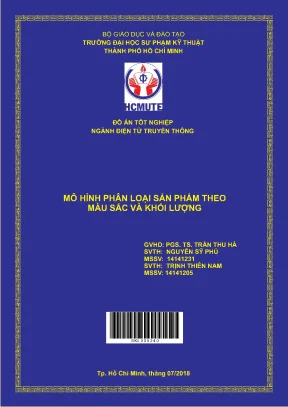 Đồ án hcmute mô hình phân loại sản phẩm theo màu sắc và khối lượng