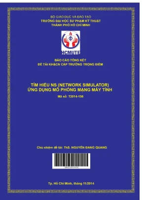 Hcmute tìm hiểu ns network simulator ứng dụng mô phỏng mạng máy tính
