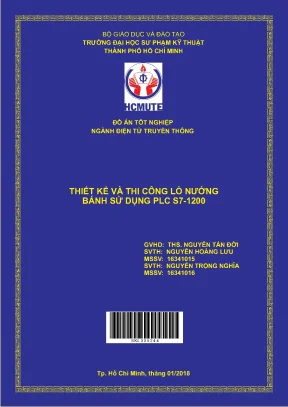 Đồ án hcmute thiết kế và thi công lò nướng bánh sử dụng plc s7 1200