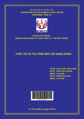 Đồ án hcmute thiết kế và thi công máy đo dạng sóng