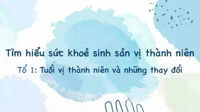 Tiểu luận tiểu luận tìm hiểu sức khoẻ sinh sản vị thành niên tổ 1 tuổi vị thành niên và những thay đổi