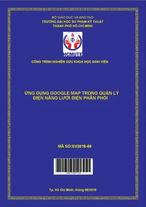Hcmute ứng dụng google map trong quản lý điện năng lưới điện phân phối