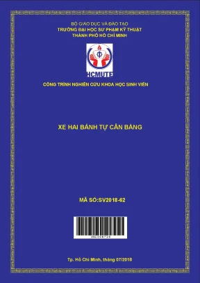 Hcmute xe hai bánh tự cân bằng