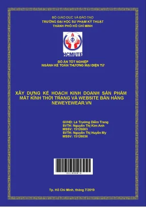 Đồ án hcmute xây dựng kế hoạch kinh doanh sản phẩm kính mắt thời trang và phát triển website bán hàng neweyewear