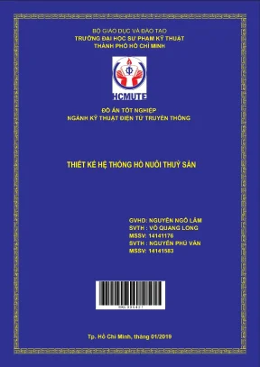 Đồ án hcmute thiết kế hệ thống hồ nuôi thủy sản