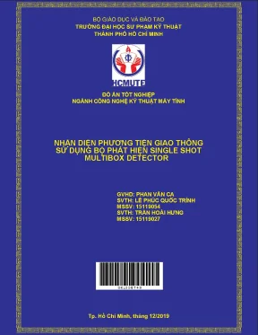 Đồ án hcmute nhận diện phương tiện giao thông sử dụng bộ phát hiện single shot multibox
