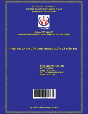 Đồ án hcmute thiết kế và thi công hệ thống quản lý siêu thị