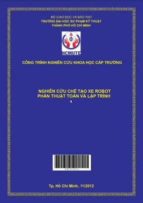 Hcmute nghiên cứu chế tạo xe robot phần thuật toán và lập trình