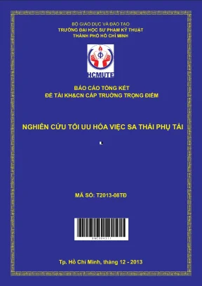 Hcmute nghiên cứu tối ưu hóa việc sa thải phụ tải