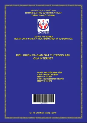 Đồ án hcmute điều khiển và giám sát tủ trồng rau quả internet