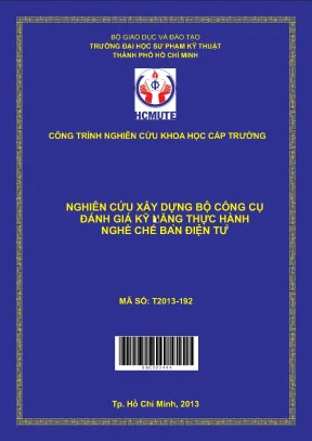Hcmute nghiên cứu xây dựng bộ công cụ đánh giá kỹ năng thực hành nghề chế bản điện tử