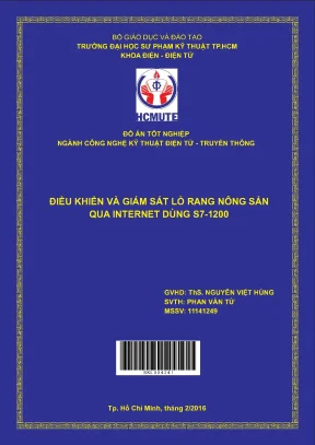 Đồ án hcmute điều khiển và giám sát lò rang nông sản qua internet dùng s7 1200