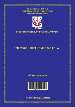 Hcmute nghiên cứu thiết kế chế tạo xe lai