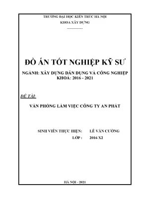 Đồ án tốt nghiệp kỹ sư đề tài văn phòng làm việc công ty an phát