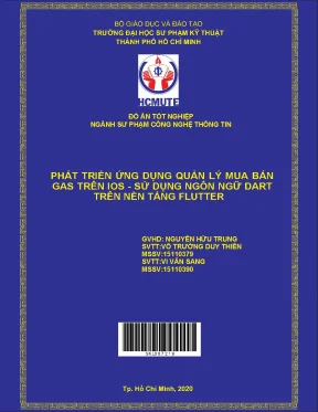 Đồ án hcmute phát triển ứng dụng quản lý mua bán gas trên ios sử dụng ngôn ngữ dart trên nền tảng flutter