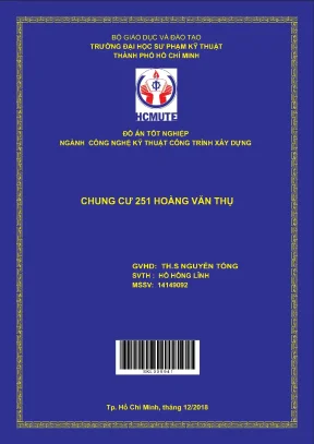 Đồ án hcmute chung cư 251 hoàng văn thụ