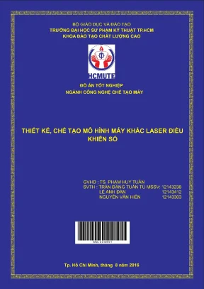 Đồ án hcmute thiết kế chế tạo mô hình máy khắc laser điều khiển số