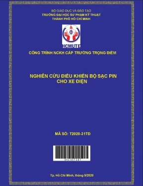Hcmute nghiên cứu điều khiển bộ sạc pin cho xe điện