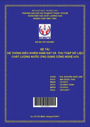 Đồ án hcmute hệ thống điều khiển giám sát và thu thập dữ liệu chất lượng nước ứng dụng công nghệ iots