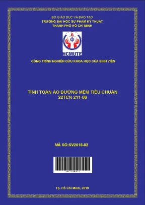 Hcmute tính toán áo đường mềm tiêu chuẩn 22tcn 211 06