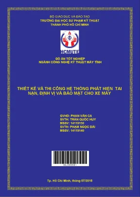 Đồ án hcmute thiết kế và thi công hệ thống phát hiện tai nạn định vị và bảo mật cho xe máy