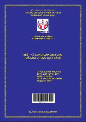 Đồ án hcmute thiết kế cung cấp điện cho tòa nhà chung cư 5 tầng