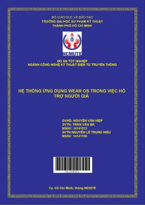 Đồ án hcmute hệ thống ứng dụng wear os trong việc hỗ trợ người già