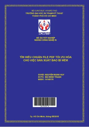 Đồ án hcmute tìm hiểu chuẩn file pdf tối ưu hóa cho việc sản xuất bao bì mềm