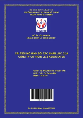 Đồ án hcmute cải tiến mô hình đối tác nhân lực của công ty cổ phần le associates