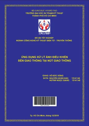 Đồ án hcmute ứng dụng xử lý ảnh điều khiển đèn giao thông tại ngã tư
