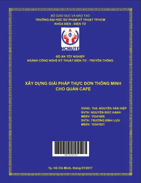 Đồ án hcmute xây dựng giải pháp thực đơn thông minh cho quán cafe