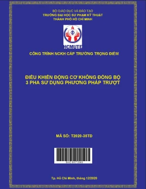 Hcmute điều khiển động cơ không đồng bộ 3 pha sử dụng phương pháp trượt