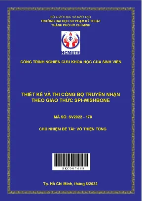 Hcmute thiết kế và thi công bộ truyền nhận theo giao thức spi wishbone