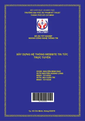 Đồ án hcmute xây dựng hệ thống website tin tức trực tuyến