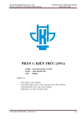 Đồ án tốt nghiệp đề tài tổ hợp vp và căn hộ itasco tower