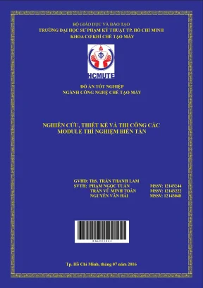Đồ án hcmute nghiên cứu thiết kế và thi công các module thí nghiệm biến tần