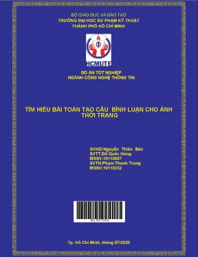Đồ án hcmute tìm hiểu bài toán tạo câu bình luận cho ảnh thời trang