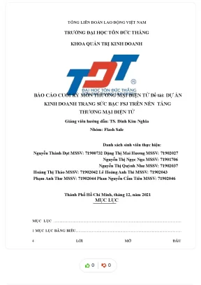 Môn thương mại điện tử đề tài dự án kinh doanh trang sức bạc fsj trên nền tảng thương mại điện tử