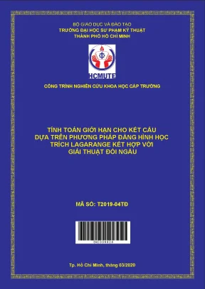 Hcmute tính toán giới hạn cho kết cấu dựa trên phương pháp đẳng hình học trích lagarange kết hợp với giải thuật đối ngẫu