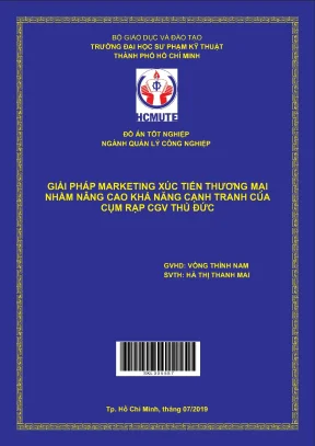Đồ án hcmute giải pháp marketing xúc tiến thương mại nhằm nâng cao khả năng cạnh tranh của cụm rạp cgv thủ đức