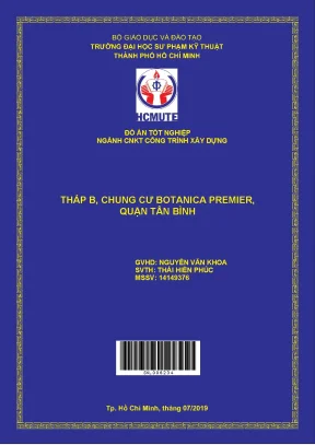 Đồ án hcmute tháp b chung cư botanica premier quận tân bình