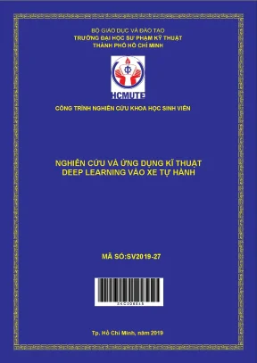 Hcmute nghiên cứu và ứng dụng kĩ thuật deep learning vào xe tự hành