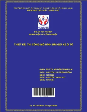 Đồ án hcmute thiết kế thi công mô hình bĩa giữ xe ô tô