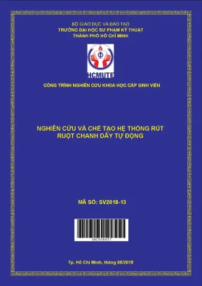 Hcmute nghiên cứu và chế tạo hệ thống rút ruột chanh dây tự động