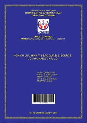 Đồ án hcmute nghịch lưu hình t 3 bậc quasi z source có khả năng chịu lỗi