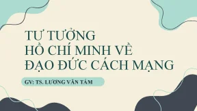 Tiểu luận tư tưởng hồ chí minh về đạo đức cách mạng