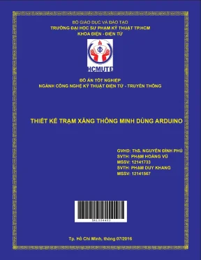 Đồ án hcmute thiết kế trạm xăng thông minh dùng arduino