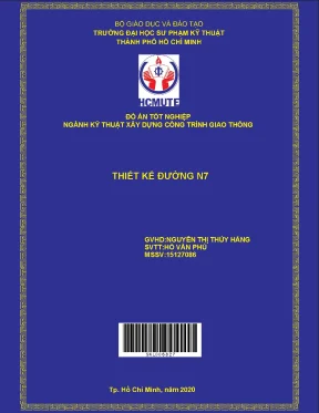 Đồ án hcmute thiết kế đường n7